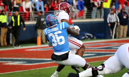 Senior linebacker Ashanti Cistrunk brings experience to Ole Miss defense and is using that to mentor 5-star freshman Suntarine Perkins