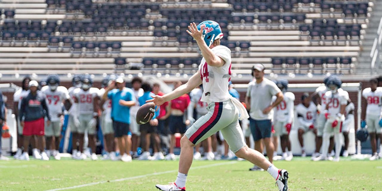 Gumbo and Grits: From Down Under to the Vaught, Australian Oscar Bird Takes Over Ole Miss Punting Duties