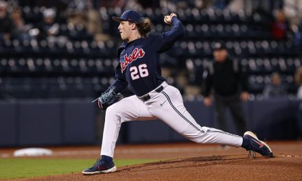 BREAKING: Ole Miss ace Hunter Elliott experiences “forearm tightness,” will not pitch while being evaluated