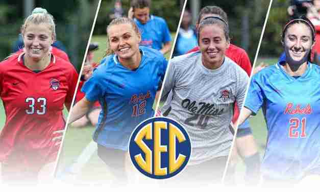 Four Soccer Rebels Named All-SEC, Orkus Repeats as Goalkeeper of the Year