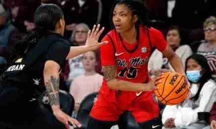 VIDEO: Ole Miss head coach Yolette McPhee-McCuin, Shakira Austin, Angel Baker talk about Rebels’ 70-62 win over Arkansas