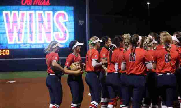 Rebel softball run-rules Western Kentucky, 10-2, in Ole Miss Classic
