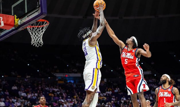 Chris Beard, Ole Miss land first portal commit in talented LSU transfer forward