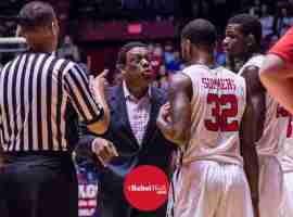 Coach Madlock talks to Summers