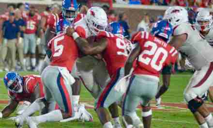 Rebels defeat Arkansas, 31-17, in SEC home opener
