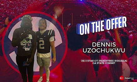 2025 offensive lineman Dennis Uzochukwu talks about offer from Ole Miss, Rebels’ win over OU