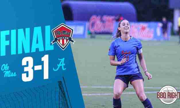 Soccer Rolls Tide, 3-1, in SEC Opener