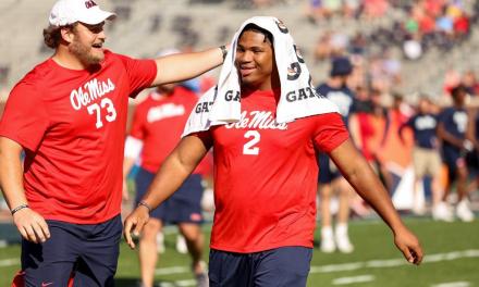 Ole Miss Red Team Beats Blue, 71-70, in Fun-Filled Grove Bowl Games