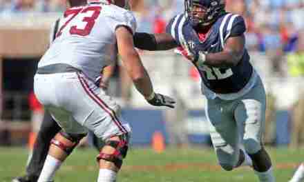 Rebels’ defensive end Garrald McDowell sees his hard work paying off