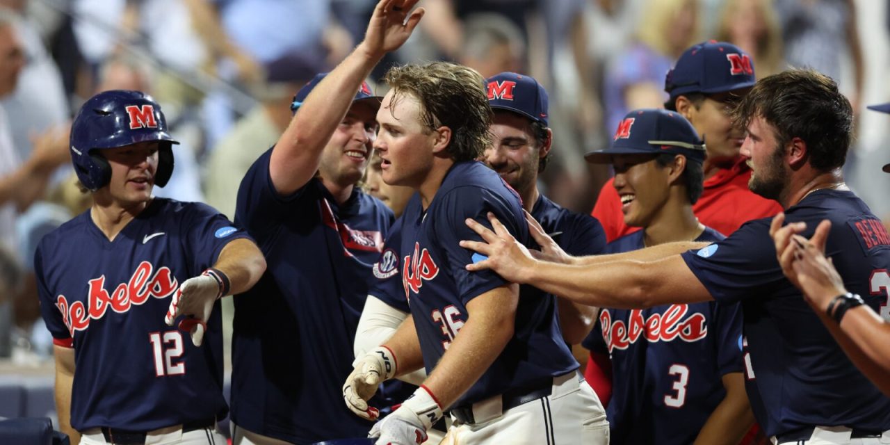 Ole Miss Outlasts Georgia Tech, Blasts Murray State in Doubleheader to Set Up Regional Final