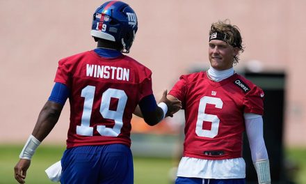 Former Rebel QB Jaxson Dart Opens Camp as QB3 for New York Giants
