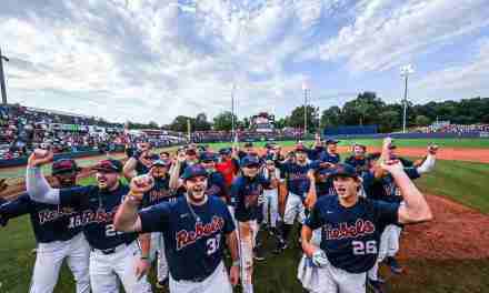 VIDEO: Coach Bianco, Tim Elko, Taylor Broadway talk the 12-9 win over USM for Regional Title