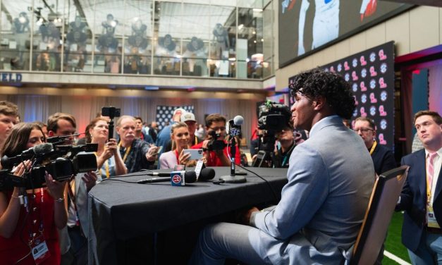 WATCH: Ole Miss QB Austin Simmons, WR Cayden Lee, LB TJ Dottery Meet with Local Media in Private Session at SEC Media Days