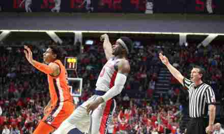 Terence Davis notches double-double in Rebels’ 82-67 win over No. 11 Auburn