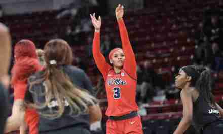 Rebels Fall Just Short vs. No. 14 MSU, 60-56