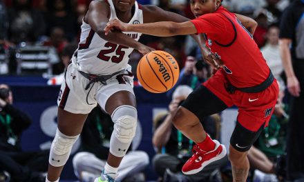 Rebels eliminated from SEC Tourney semifinals by No. 1 South Carolina, 80-51