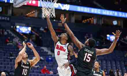 WATCH: Jarkel Joiner, Romello White, and head coach Kermit Davis discuss Rebs’ win over Gamecocks