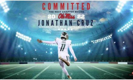 Ole Miss Transfer Kicker Jonathan Cruz is excited and ‘ready to get to Oxford and get to work’