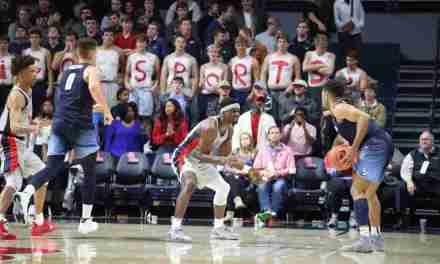 Five Rebels reach double figures as Ole Miss defeats San Diego, 93-86