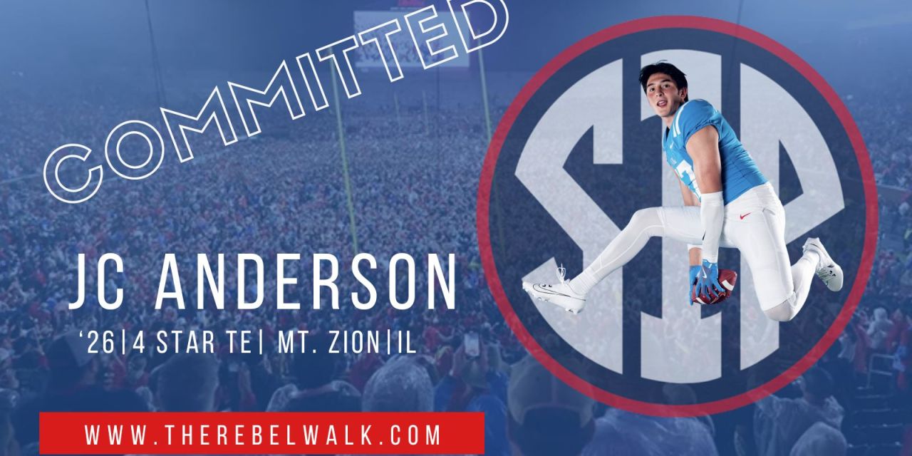 Boom! 2026 4-star tight end JC Anderson commits to Lane Kiffin, Rebels