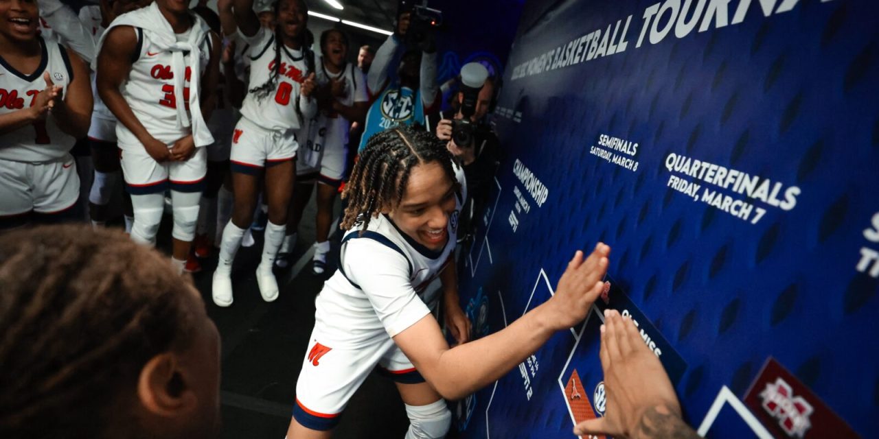 Ole Miss Rolls Past Mississippi State, Advances to SEC Quarterfinal Against No. 1 Texas