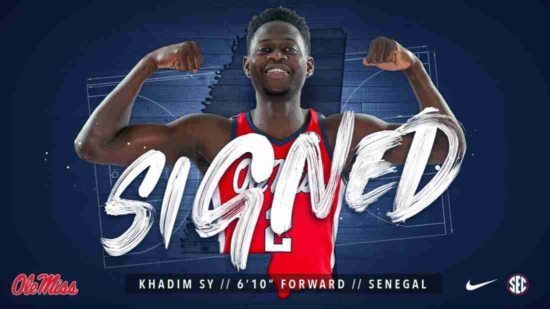 Khadim Sy Signs with Ole Miss Hoops