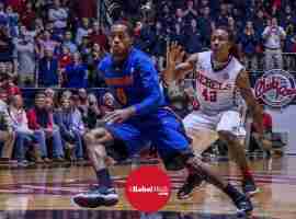 Moody defends against the Gator