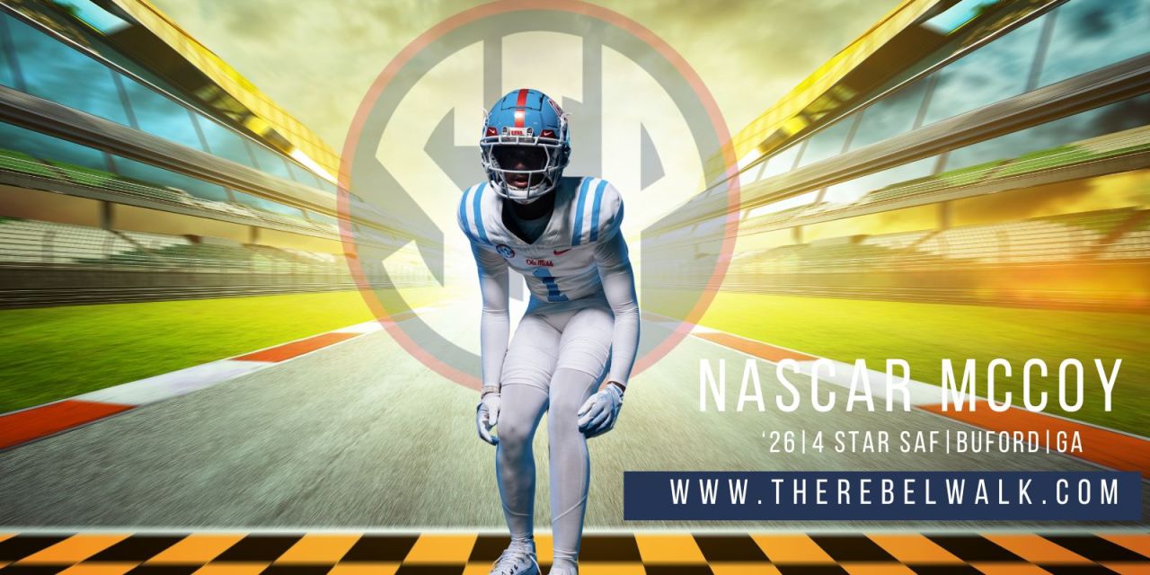 Lane Kiffin scores big recruiting win over Georgia, A&M with Nascar McCoy commitment; 4-star safety brings game-changing speed to Ole Miss