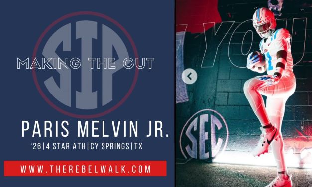 Two-Way Texas Talent Paris Melvin Jr. Has Ole Miss in His Final Four