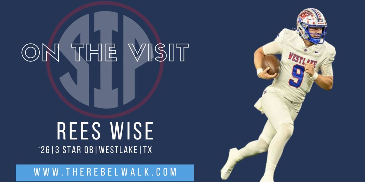 Ole Miss 2026 QB Commit Rees Wise Embraces the Sip: ‘Oxford Just Feels Like Home’