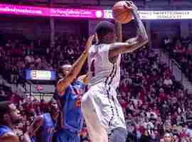 Rhett grabs the rebound