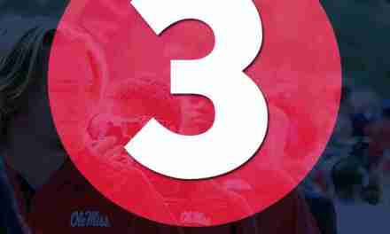 Rebels up to No. 3 in AP Poll, tied with State