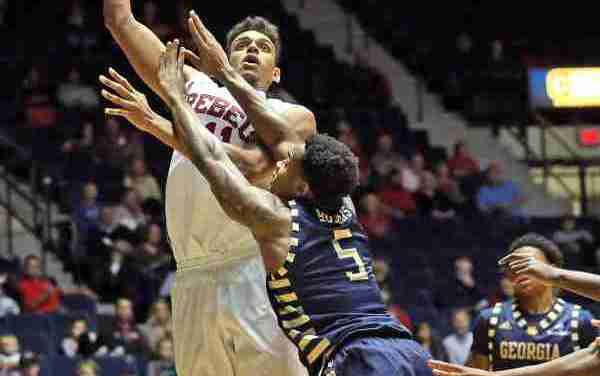 Ole Miss outlasts Georgia Southern 82-72 behind Saiz’s second double-double