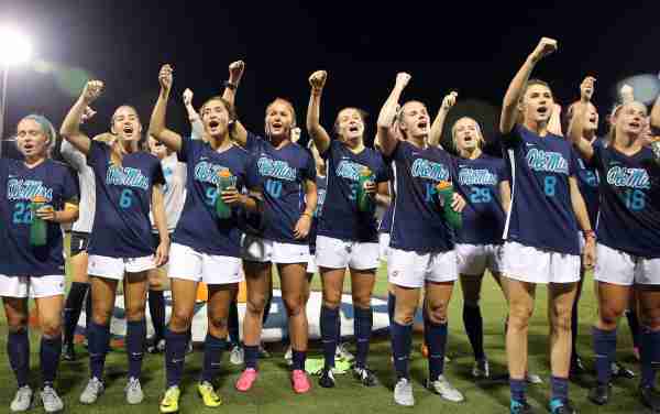 Depth and teamwork leading to success for Coach Mott, Ole Miss soccer