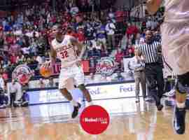 Summers brings the ball down the court