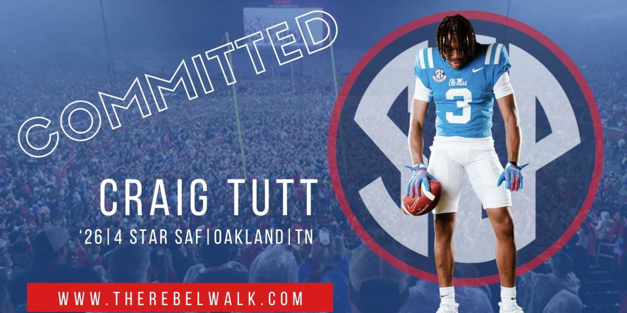 Tutt Time in Oxford: Four-Star Safety Picks Lane Kiffin and Rebels Over Tennessee, Auburn