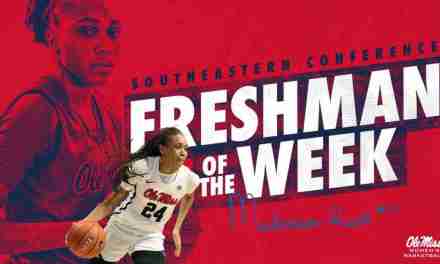 Madison Scott Repeats as SEC Freshman of the Week