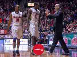 White and Coleby listen to AK