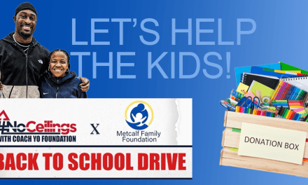 Ole Miss head coach Yolett McPhee-McCuin and NFL, Ole Miss star DK Metcalf team up to help local schoolchildren