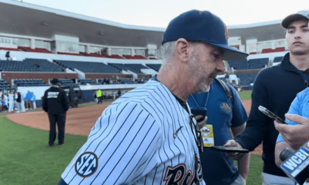 VIDEO: Ole Miss Coach Mike Bianco, Campbell Smithwick, Andrew Fischer and Josh Mallitz discuss win over Iowa